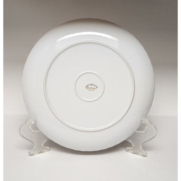 Gold Standard White Silver & Pink /1 Round & 3 Oval Serving Platter - Picture 7 of 7